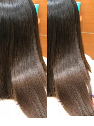 ロング コテ巻き風パーマ/ 髪質改善/河島恭平のヘアスタイル