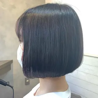 ミディアム カラー ✨️美髪矯正×似合わ せ艶カラー✨藤田透のヘアスタイル