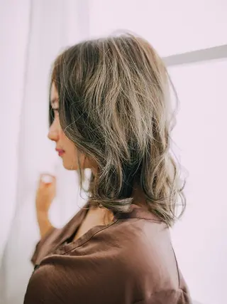 ミディアム カラー どんな髪の悩みも解決 します✨田嶋俊一✨のヘアスタイル