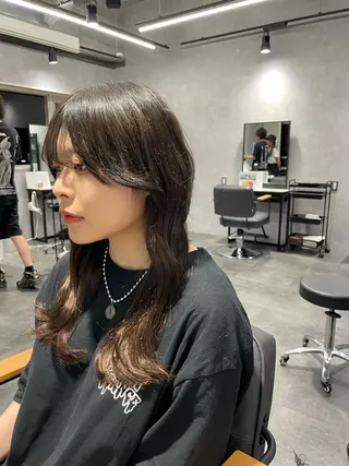 ロング 江田 悠真のヘアスタイル