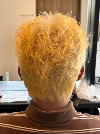 ショート カラー メンズ EARTH大宮宮原店所属・🔥メンズ特化🔥 rikuのヘアスタイル