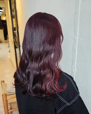 ロング Ayu🐾 ブリーチ無しカラーのヘアスタイル