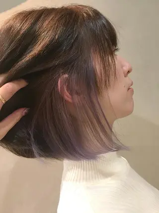 ミディアム カラー 🩷🍭中津・梅田 エリア🍬💜のヘアスタイル