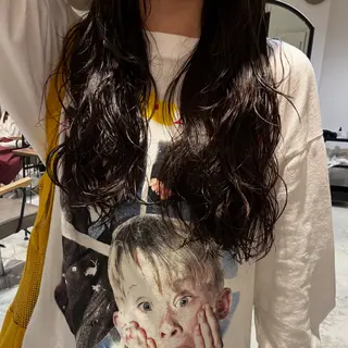 ロング カラー パーマ ✿高宮一花 ✿のヘアスタイル