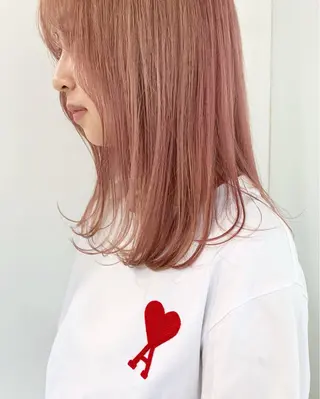 ロング カラー まろやかベージュ／ 大上なおみのヘアスタイル