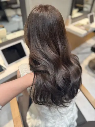 セミロング カラー Lond Bloom所属・🎀はるか ブリーチ なしダブルカラー🎀のヘアスタイル