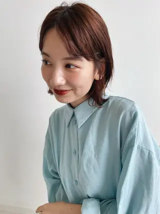 ミディアム カラー 原宿/ケパーマ 🧺ユウマのヘアスタイル