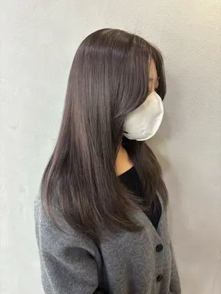 セミロング カラー mono / Manatoのヘアスタイル