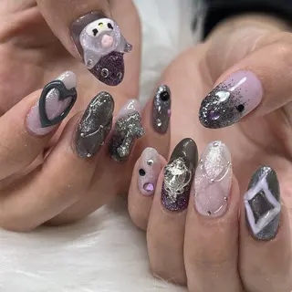 ネイル 🐕‍🦺Yappy 💗A-tanのネイルデザイン