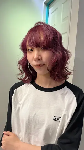 カラー ロングレイヤー ¥0🎀MEIのヘアスタイル