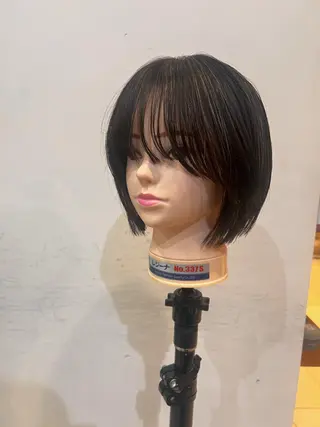 ショート リリカ🐈‍⬛ブリー チカラー/上永谷のヘアスタイル