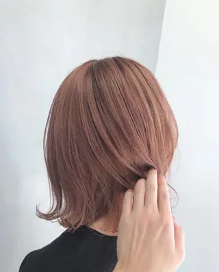 ミディアム カラー エフェクトブリーチ/ 長木雄飛のヘアスタイル