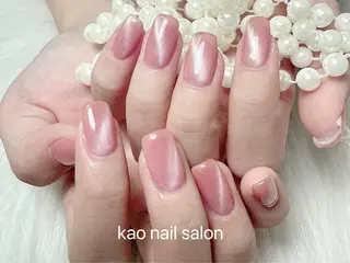 ネイル kao nail マグネット/長さだしのネイルデザイン
