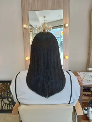 セミロング DiMPlE  【ディンプル】 越谷/越谷駅前所属・DiMPlEみやじま はつみのヘアスタイル