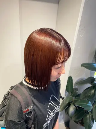 ミディアム カラー ミユウ👗🎀 /カラーリスト/ボブのヘアスタイル