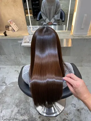 ロング 髪質改善 山口蒼太のヘアスタイル