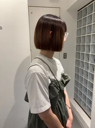 ショート ボブ/似合わせカット /ニュアンスカラーのヘアスタイル