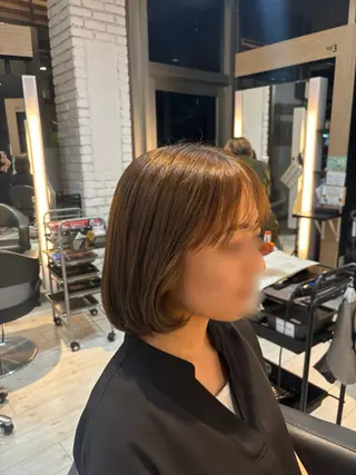ショート miyu/ボブ/ 透明感カラー/栄のヘアスタイル
