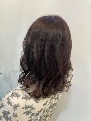 ミディアム カラー 極艶透明感カラー💖 髪質改善/出雲つぐみのヘアスタイル