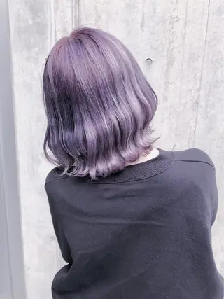 ミディアム カラー 💕ブリーチ/ヘアメ 🎀YUUKAのヘアスタイル