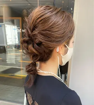 セミロング F-card所属・shiga mariaのヘアスタイル