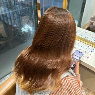 ロング 艶髪/透明感/ パーマ/あおのヘアスタイル