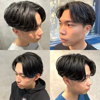 ミディアム パーマ メンズ 🔥メンズ特化🔥 塩拓巳のヘアスタイル