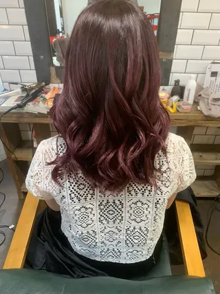 カラー ✂︎GLITTER ✂︎東ヶ崎　湧✂︎のヘアスタイル