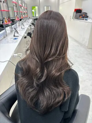 ロング カラー BABY 艶髪暗髪ヘア💖達人のヘアスタイル