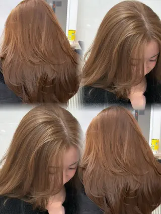 ロング 臼杵 晴のヘアスタイル