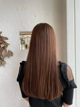 ロング 🌸小掛🌸 豊橋外国人風カラーのヘアスタイル