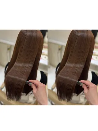 ロング Zina/ボブショー ト顔周りKEIKOのヘアスタイル