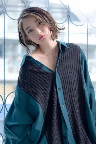 ショート カラー パーマ ヘアアレンジ ✨前田 優・2拠点✨ ✨恵比寿・札幌店✨のヘアスタイル