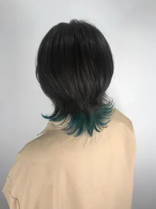 ミディアム カラー なりたいを叶える /町野 朝哉のヘアスタイル