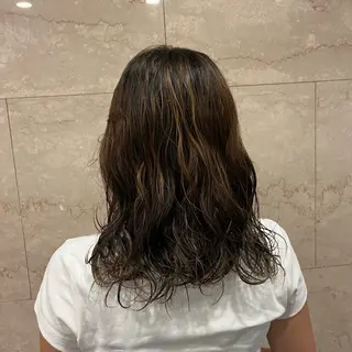 セミロング 太田 渚遊のヘアスタイル