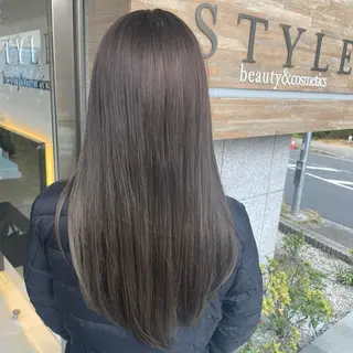 ロング カラー 韓国/透明感カラー さなのヘアスタイル