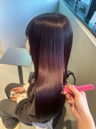 ロング カラー ながたに あやか🎀のヘアスタイル
