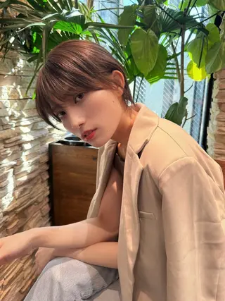 ショート 撮影カットモデル募集 前髪、顔周り/徳永のヘアスタイル