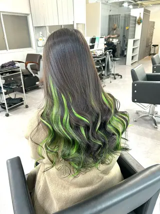 ロング Cielro【 シェイロ 】所属・Cielro/ダブル カラー/西田咲希のヘアスタイル