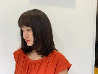 ミディアム カラー cher. 新井瑞希のヘアスタイル