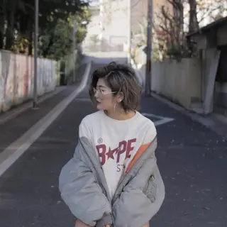 ショート 髪質改善🇰🇷レイ ヤーカット/艶透明髪のヘアスタイル