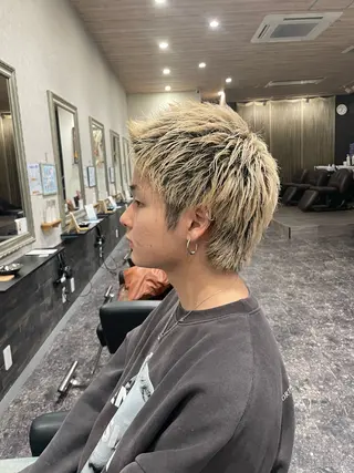 メンズ 庄 優馬のヘアスタイル