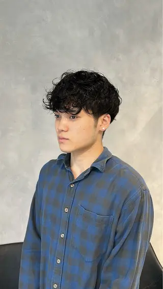 パーマ メンズ 優 斗のヘアスタイル