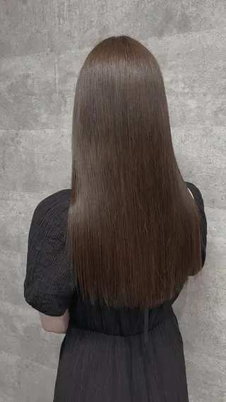 ロング カラー 川浪 ほほみのヘアスタイル