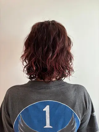 パーマ アオイ/透明感カラー レイヤー🌙のヘアスタイル