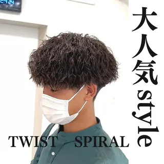 ショート メンズパーマ/縮毛 超特化/tomokiのヘアスタイル