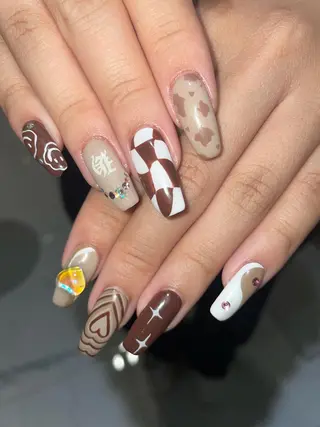 ネイル moca心斎橋所属・˚✧⁺⭐︎༚moca miyuu⁎⁺˳✧༚のネイルデザイン