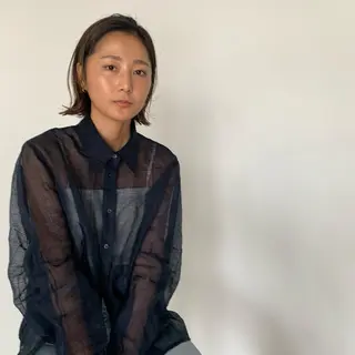 ミディアム カラー 韓国/ヘアアレンジ/ 髪質改善/夏美のヘアスタイル