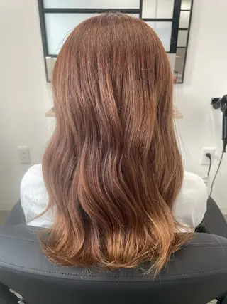 ロング カラー 菅野 萌愛のヘアスタイル