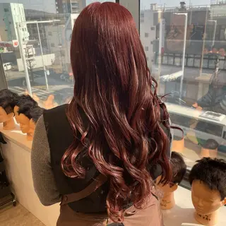 ロング カラー ヘアアレンジ YUNA★ メンズパーマのヘアスタイル